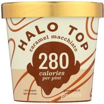 Halo Top Ice Cream Caramel Macchiato 16 oz (Pack of 8), 1