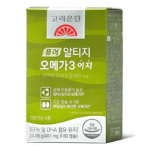 고려은단 퓨어 알티지 rTG 오메가3 60캡슐, 9개