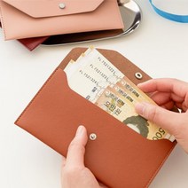 올곧음 가죽 명절 돈 봉투 세배 새배돈 지갑 용돈 상품권본투 고급 부모님용돈봉투, 핑크
