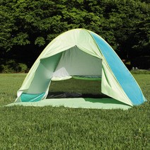 필드 니어바이 원터치 팝업 그늘막 텐트 + 가방, 필드 블루, 3-4인용