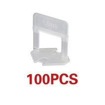 타일진동기 701PCS 타일 레벨링 시스템 레이잉 웨지 정렬 스페이서 로케이터 바닥재 벽 1/1.5/2/2.5/3mm, 12 100pcs clips_04 2.5MM
