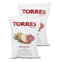 토레스 셀렉타 스페인 스낵 이베리코 햄 감자 크리스피 150g 2팩 Torres Selecta Spanish Iberico Ham Potato Crisps