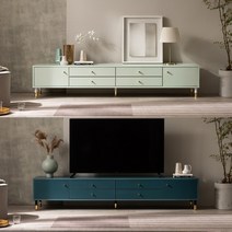 아이다 TV다이 컬러 거실장 티비다이 2100 75인치 86인치, 진 그레이