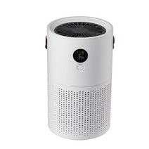공기청정기 미니 휴대용 가정용 차량용 청정기 for xiaomi 공기 청정기 음이온 발생기 홈 모니터 디스플레이 충전식 제거제 포름알데히드 청소기, 흰색 배터리