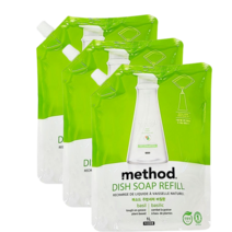 댕Ol몰 LG 메소드 친환경 주방세제 튜브 리필형 1000ml 바질향, 3개