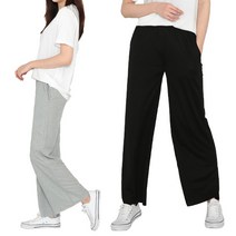 코디제이 여자 바지 뱀부와이드팬츠 와이드바지 츄리닝바지 쿨바지 밴딩바지
