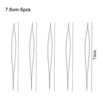 핸드피스 변환기 본딩 벤딩 보석십자수도구 도구 장비 5/6Pcs 페르시 견인 핀 개방형 팔찌 및 목걸이 DIY 쥬얼리 바늘 스레드 천공, [02] 7.6 cm