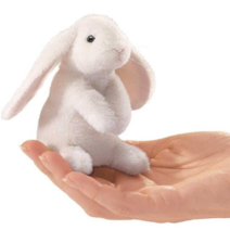 매직캐슬 고급 손가락인형 크림토끼, 1개