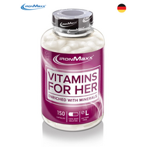 독일 아이언맥스 비타민 포 허 (Ironmaxx Vitamin for Her) 150 캡슐 여성비타민 독일비타민 비타민B 비타민C 비오틴 마그네슘