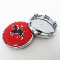휠캡 휠커버 페라리 말 당나귀 휠 센터 허브 캡 자동차 스타일링 커버 56mm 엠블럼 배지 스티커 액세서리 62mm 4 개입, 4D