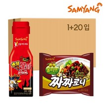 삼양 짜짜로니 20개+핵불닭소스 1개, 없음, 상세설명 참조