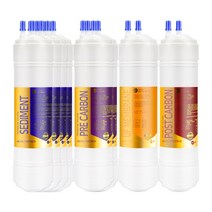 [필터테크] APS산업 DWP-320 1년세트 정수기필터호환 프리미엄 11인치 단방향 (, 상세 설명 참조