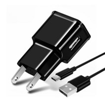 삼성 어댑티브 고속 충전 5V3A 15W 갤럭시 S10 노트 8 9 A50 용 USB 3.0 c타입 데이터 케이블, 02 US 충전r and cable_02 Black