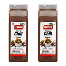 바디아 칠리 파우더 무지방 무설탕 글루텐 프리, 453.6g, 2개