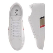 [명품][명품]버버리 BURBERRY Stripe Detail Leather Sne