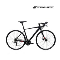 K2BIKE 프로마스터 에어리스1.8D 소라18단 로드자전거, 조립, 470블랙+레드