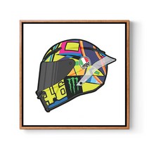 오토바이 헬멧 VR46 호라 서 인테리어그림 바이크 차량 벽걸이그림 MOTOGP 현대 심플 1890275775