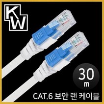 ForU54 보안 랜 케이블 30m 인터넷 PC부품, 상세페이지 참조