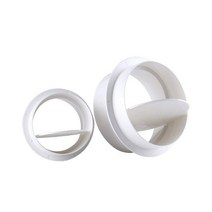 덕트 부자재 외풍 차단 댐퍼 100mm 150mm 환기 체크 밸브 인라인 주방용 가정용 그릴, [04] 120mm
