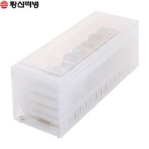 창신리빙 냉장고 서랍 저안트레이 A형 (수납 1칸) 투명