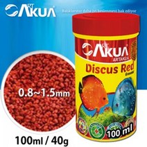 붉은색 발색 관리 관상어 먹이 100ml 네온테트라 구피