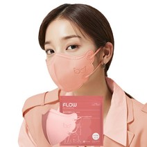 플로우천사황사방역마스크(KF94), 5매입, 5개, 코랄