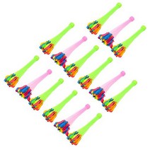 자동 물풍선 제조기 37p*15세트 555개 다발 물폭탄 유아 물풍선 만들기 장난감 세트 물놀이 놀이 필수품 각종 행사용 워터 벌룬 제조기, 15세트, 혼합색상