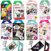 인스탁스 미니필름 캐릭터필름 1팩(10장)/폴라로이드필름, 1개, 캐릭터필름 마카롱 1팩(10장)