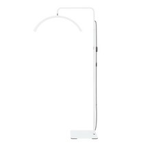 링라이트문라이트 oem 로고 하프 링 램프 스탠드 원격 제어 전화 홀더 메이크업 뷰티 살롱 눈썹, 01 WHITE_03 AU