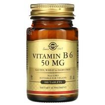 솔가 비타민B6 50mg 100정, 50 mg, 1개, 100개