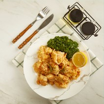 순살 냉동 닭 다리살 정육 요리 - 브라질 산 염지닭정육 2kg팩, 절단_로즈핫 염지