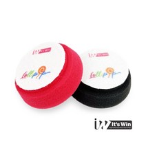 잇츠윈 롤리팝 왁스 어플리케이터 리필패드 왁싱 스펀지, 레드(85ppi)