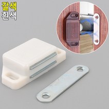옷장 수납장 자석 빠지링 가구부속품 서랍빠지링 장농, 흰색