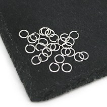 T2046) 925실버 오링 1.0*6mm(2개)/O링/팔찌만들기