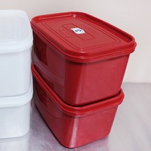 업소용 밀폐통 식당 김치통 가정용 주방용 대용량 김장통 보관통 싱싱점보밀폐통(레드) 1호~13호, 1개, 7호(12L)