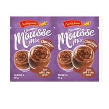 에어로플레인 초콜릿 무스 믹스 65g Aeroplane Chocolate Mousse Mix, 2팩