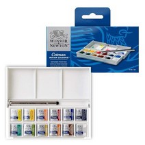 [바보사랑] 윈저앤뉴튼 코트만 고체물감 포켓박스 12색 세트, 선택:WI0390640, 상세 설명 참조