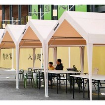 행사 천막 야외부스 방수 자외선차단 행사장용 주차창고 단독주택주차, W