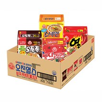 오뚜기 라면 실쏙팩 오진열스 1박스(오동통4+진매5+열라면5+스낵면5), 6세트