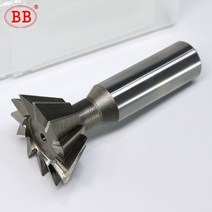 BB HSS Dovetail 커터 45 55 60도 8mm 16mm 25mm 엔드 밀 고속 스틸, 60 Degree, Brazed insert