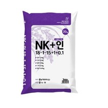 웃거름용 식물 생장 중후기 결실기 영양공급 NK+인 질소+인산+칼리+고토+붕소 남해화학 복합비료 20KG, 20000g