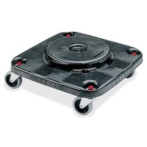 Rubbermaid Commercial Products BRUTE 스퀘어 돌리 136.1kg(300파운드) 용량 블랙 B