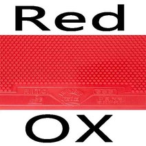 테니스 라켓 용품 폭탄탤런트 롱 핍아웃 탁구탁구 탑시트(스펀지 없는 고무), 01 Red OX