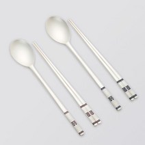한국도자기리빙 환희 칠보 예단 은수저()환희 은수저, 1벌(남성)