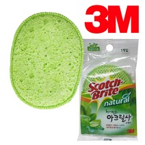 3M 5709 천연펄프 아크릴사 수세미 1개 _ 212098EA, 1, 1