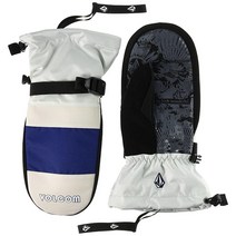 Volcom 남성용 브라이튼 스노우보드 장갑 오프 화이트 S3 [미국 직배송], Small