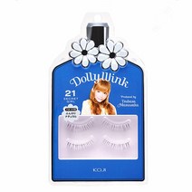 일본산 코지 KOJI 돌리 윙크 Dolly Wink 인조 속눈썹 No.1-35 한 쌍, 1개, 21-시크릿 걸