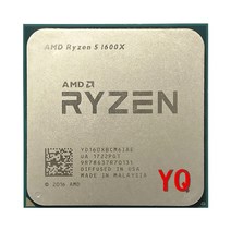 컴퓨터 cpu AMD Ryzen 5 1600X R5 3.6 GHz 6 코어 12 스레드 CPU 프로세서 95W L3 16M YD160XBCM6IAE 소켓 AM4, 한개옵션0