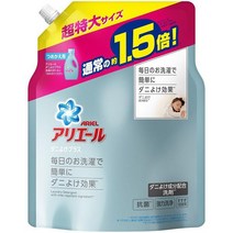 P&G 아리엘 진드기 방지 플러스 리필 초대형 1360g [액체 세제], 단일