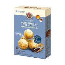 CJ 아이들간식 브런치 홈파티 오븐용깨찰빵믹스500g 영양간식 한끼식사, 26개